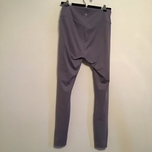 GYMSHARK Silvery Grey Buttery Soft Tights - Picture 2 of 3